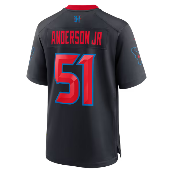 Will Anderson Jr. Houston Texans Jerseys Teams Alternate 2 25th Season Game Jersey - Navy