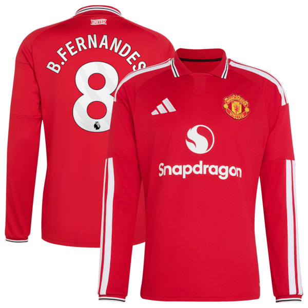 Jerseys Teams Bruno Fernandes Manchester United 2026/27 Home Stadium Replica Jersey Red