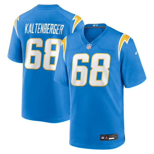 Josh Kaltenberger Los Angeles Chargers Jerseys Teams Team Game Jersey - Powder Blue