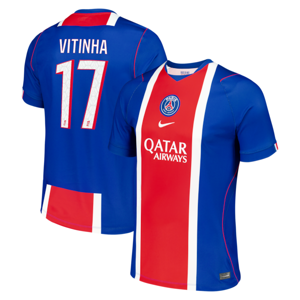 Jerseys Teams Vitinha Paris Saint-Germain 2026/27 Home Stadium Replica Jersey Blue