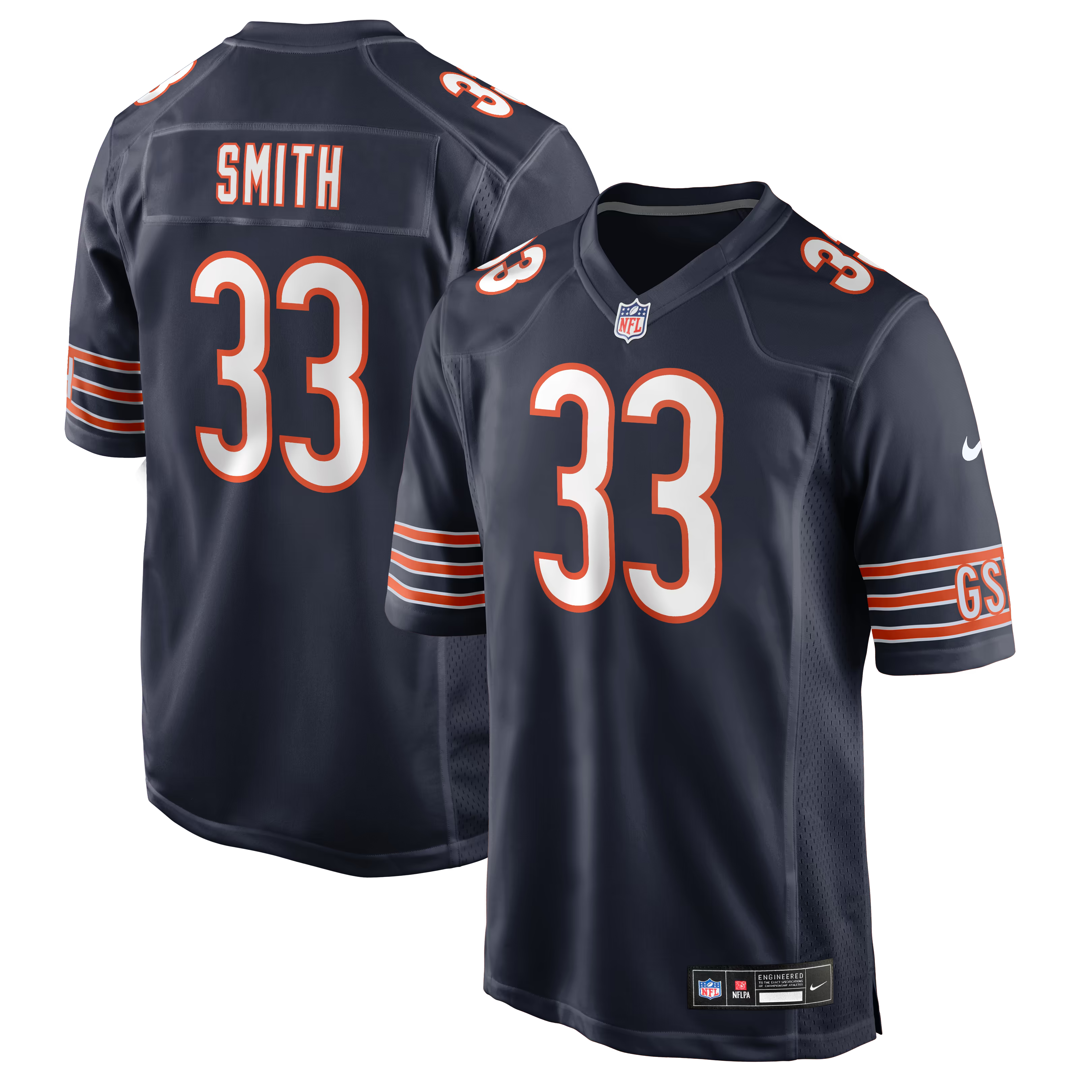 Keidron Smith Chicago Bears Jerseys Teams Team Game Jersey - Navy