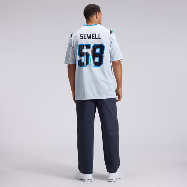 Penei Sewell Detroit Lions Nike 2026 Rivalries Collection Game Jersey - Silver