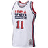 Jerseys Teams Mitchell & Ness Karl Malone 1992 USA Jersey White