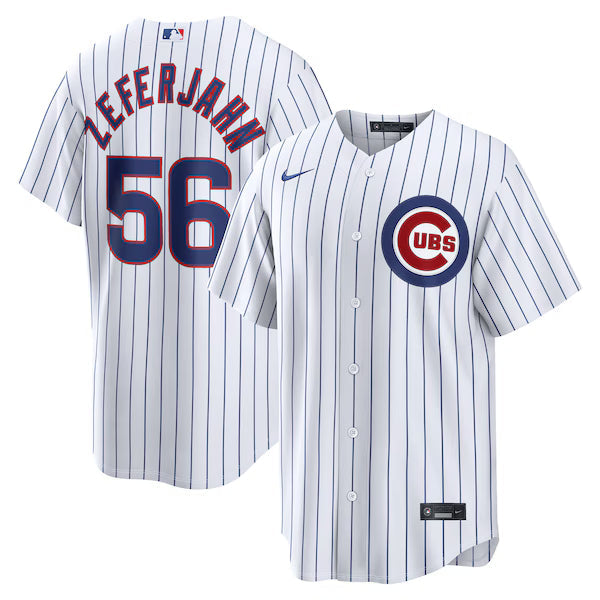 Ryan Zeferjahn Chicago Cubs Jerseys Teams Home Replica Jersey - White
