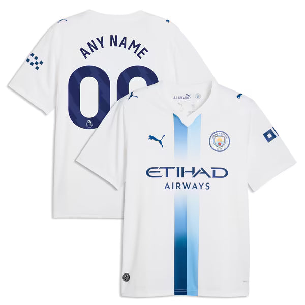 Manchester City Jerseys Teams 2026/27 Third Replica Custom Jersey - White