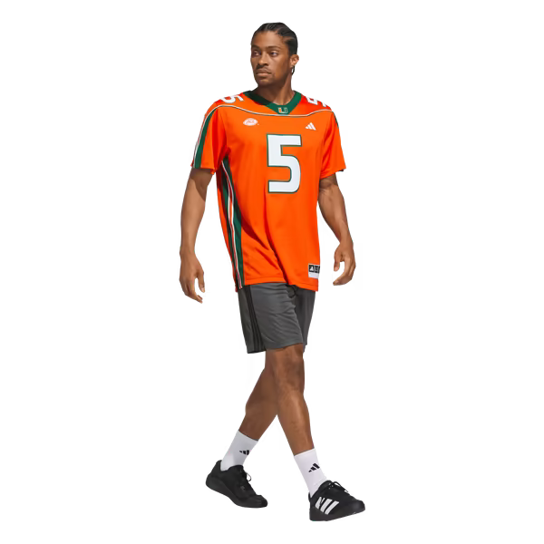 Andre Johnson Miami Hurricanes Jerseys Teams Home It's Back Premier Jersey - Orange