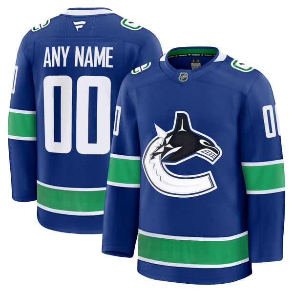 Jerseys Teams Fanatics Vancouver Canucks Home Premium Custom Jersey