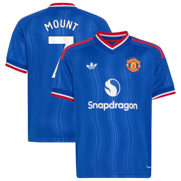 Mason Mount Manchester United Jerseys Teams Youth 2026/27 Away Replica Jersey - Royal