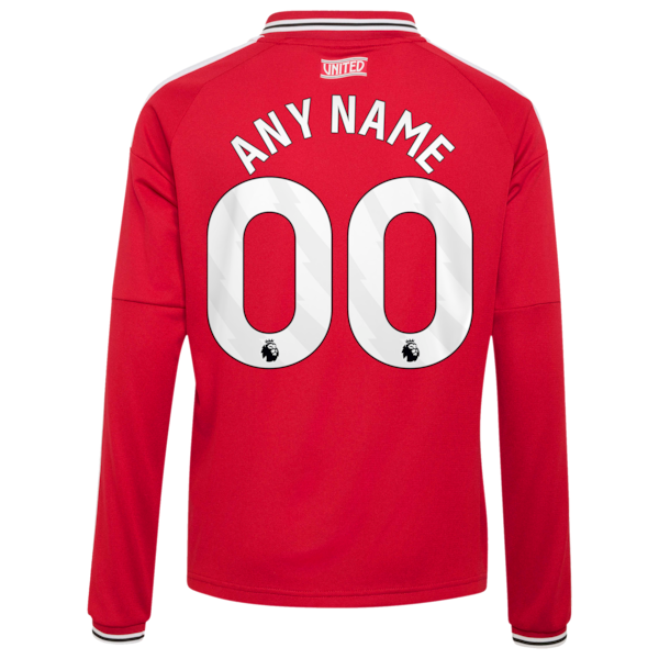 Jerseys Teams Manchester United 2026/27 Home Replica Long Sleeve Custom Jersey Red