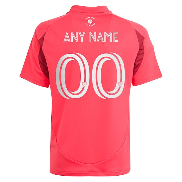 Adidas St. Louis CITY SC Youth 2025 Forever CITY Red Replica Custom Jersey
