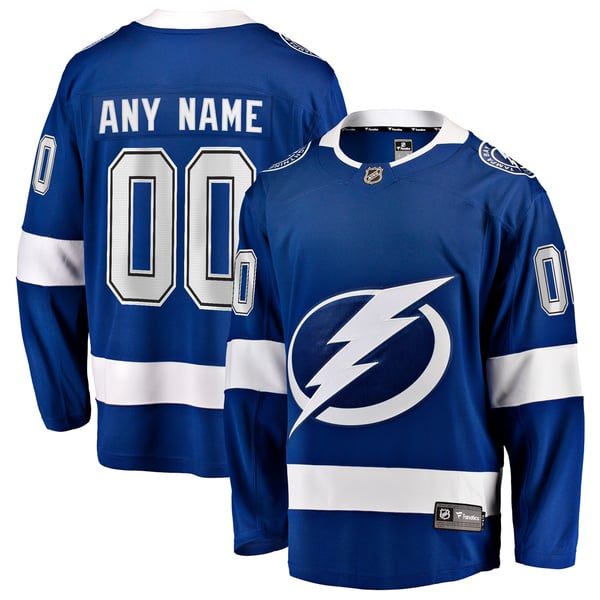 Jerseys Teams Tampa Bay Lightning Fanatics Home Breakaway Custom Jersey