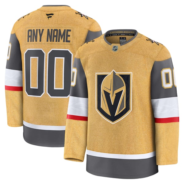 Jerseys Teams Vegas Golden Knights Fanatics Home Premium Jersey - Gold
