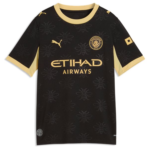 Manchester City Jerseys Teams Youth 2026/27 Away Replica Custom Jersey - Black