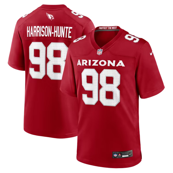 Jared Harrison-Hunte Arizona Cardinals Jerseys Teams Team Game Jersey - Cardinal