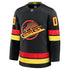 Jerseys Teams Fanatics Vancouver Canucks Alternate Premium Custom Jersey Black