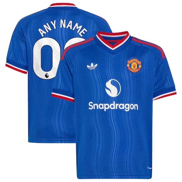 Manchester United Jerseys Teams Youth 2026/27 Away Replica Custom Jersey - Royal