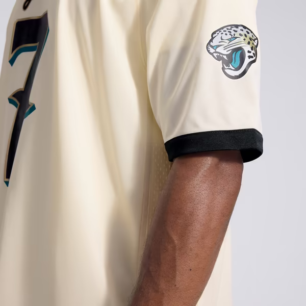 Brian Thomas Jr. Jacksonville Jaguars Jerseys Teams 2026 Rivalries Collection Game Jersey - Natural