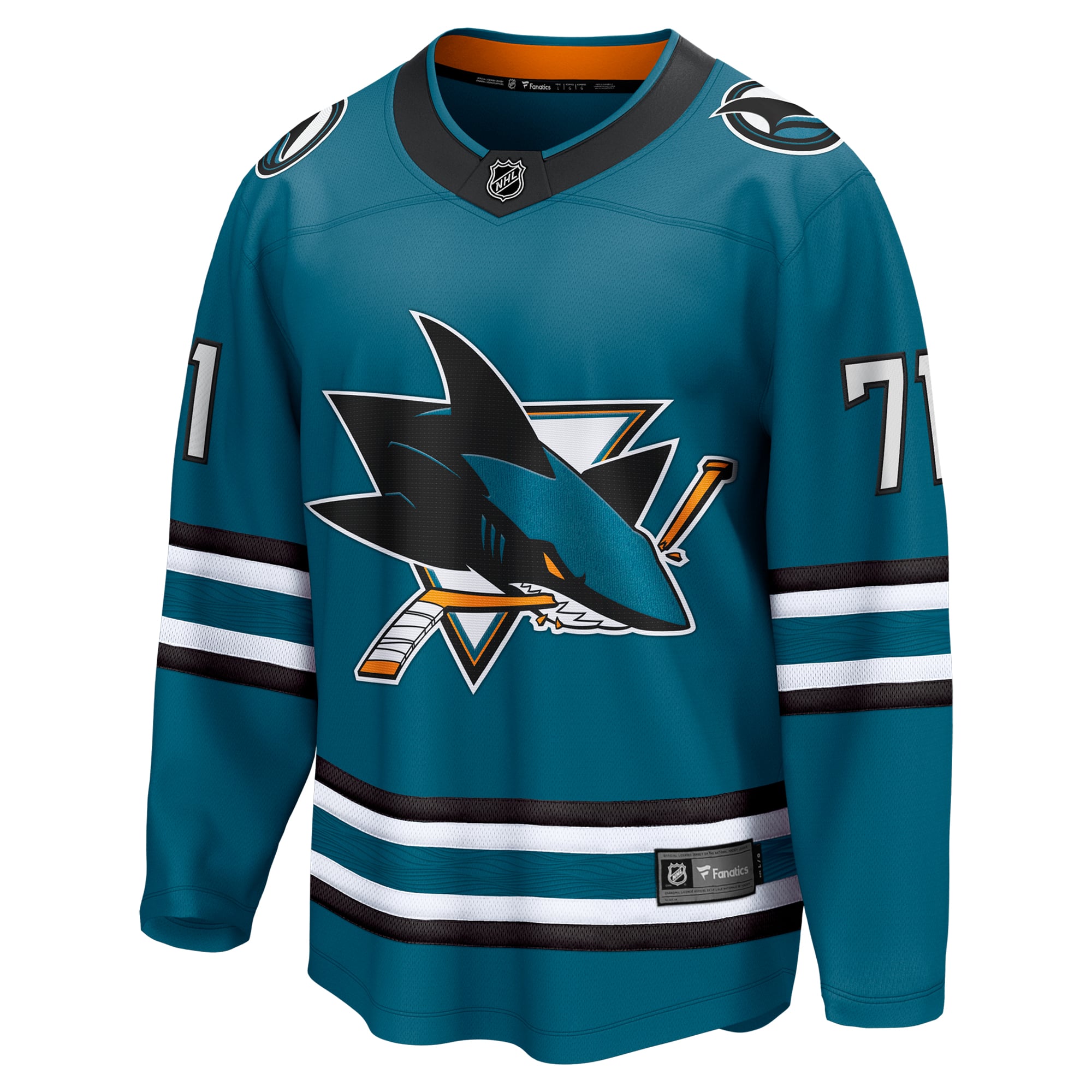 Jerseys Teams Macklin Celebrini Sharks Fanatics Jersey Teal