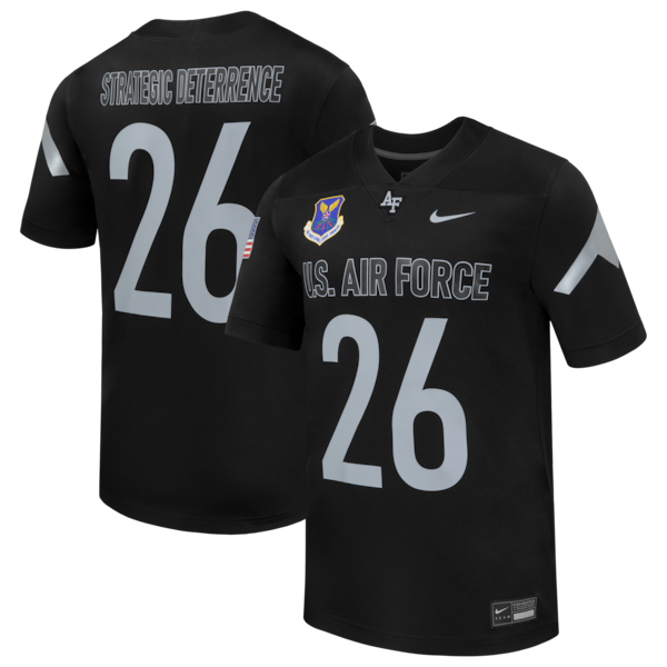 #26 Air Force Falcons Jerseys Teams 2026 Rivalry Collection Replica Football Jersey - Black