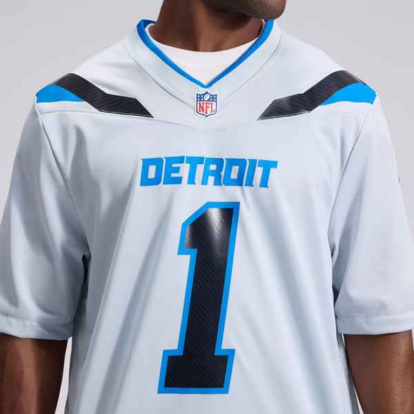 Jameson Williams Detroit Lions Nike 2026 Rivalries Collection Game Jersey - Silver