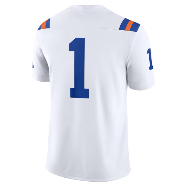 #1 Florida Gators Jerseys Teams Brand Alternate Game Football Jersey - White
