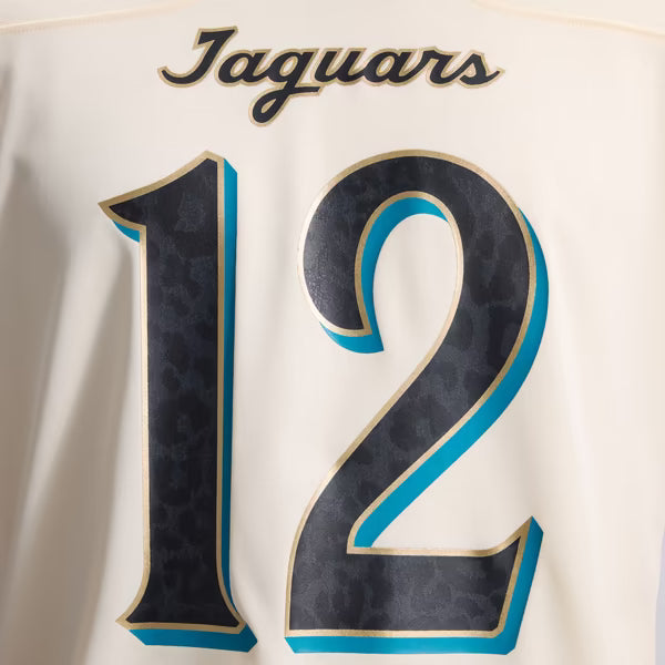Travis Hunter Jacksonville Jaguars Nike 2026 Rivalries Collection Game Jersey - Natural