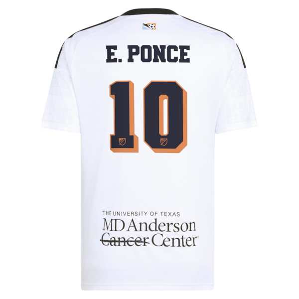 Ezequiel Ponce Houston Dynamo FC Jerseys Teams 2026 Archive Replica Jersey - White