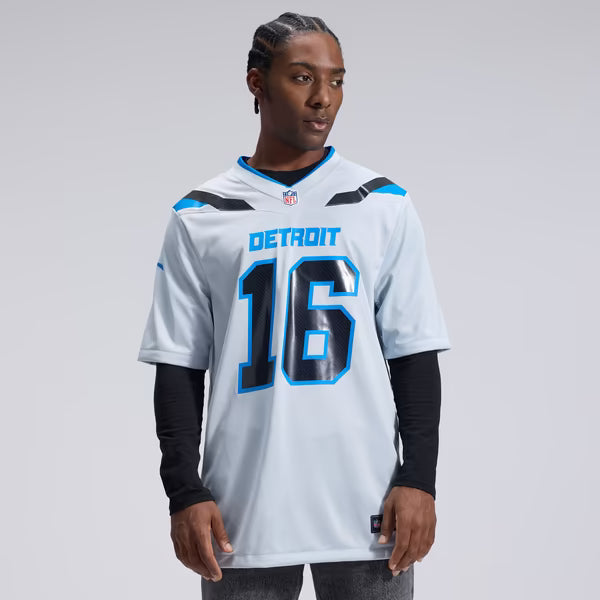 Jared Goff Detroit Lions Nike 2026 Rivalries Collection Game Jersey - Silver