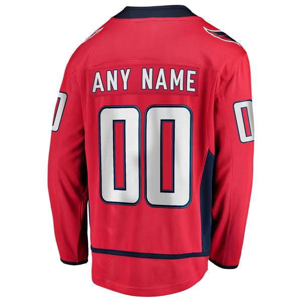 Jerseys Teams Fanatics Men's Washington Capitals Home Breakaway Custom Jersey