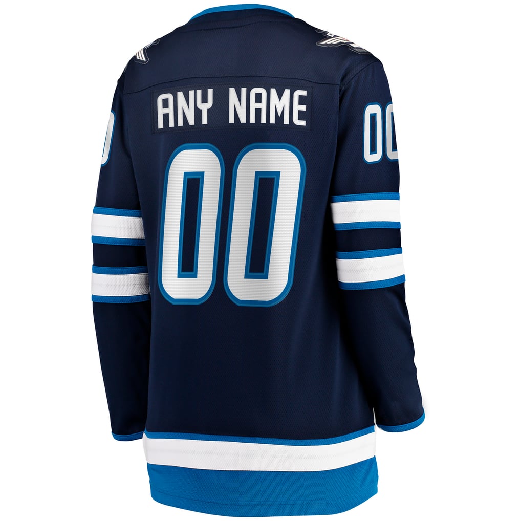 Jerseys Teams Fanatics Women's Winnipeg Jets Home Breakaway Custom Jersey