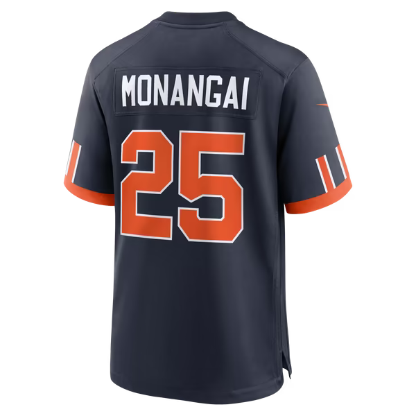 Kyle Monangai Chicago Bears Jerseys Teams 2026 Rivalries Collection Game Jersey - Navy