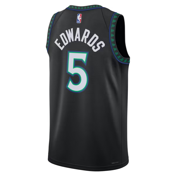Anthony Edwards Minnesota Timberwolves Jordan Brand Unisex Swingman Jersey - Statement Edition - Black