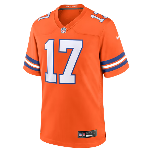 Jaylen Waddle Denver Broncos Jerseys Teams Game Player Jersey - Orange