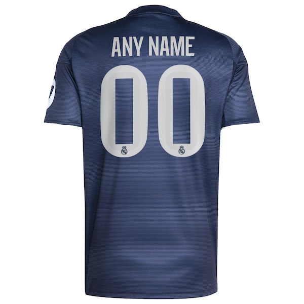 Adidas Real Madrid 2025/26 Away Replica Custom Jersey Blue