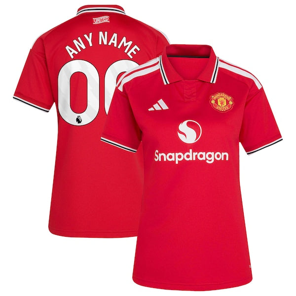 Adidas Manchester United 2026/27 Home Replica Custom Jersey Red
