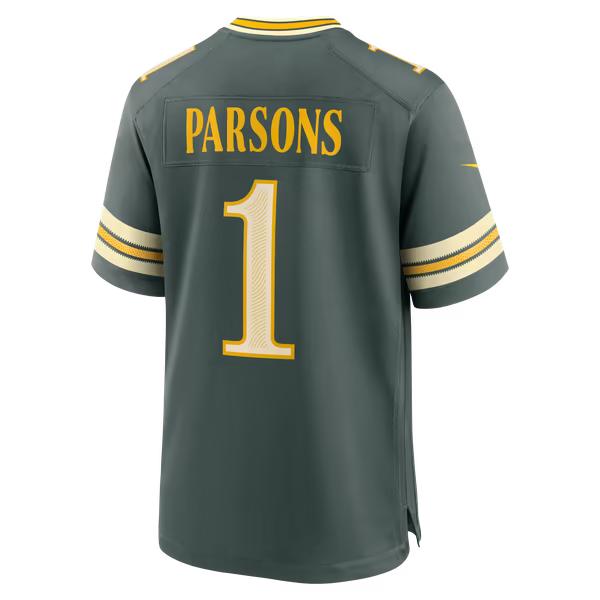 Micah Parsons Green Bay Packers Jerseys Teams 2026 Rivalries Collection Game Jersey - Green