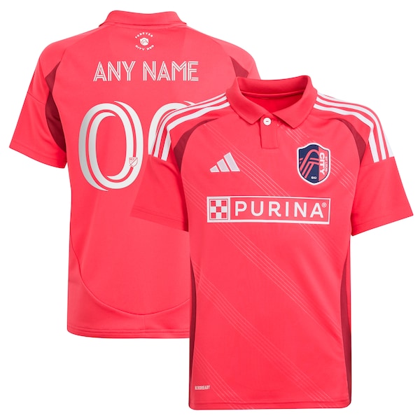 Adidas St. Louis CITY SC Youth 2025 Forever CITY Red Replica Custom Jersey