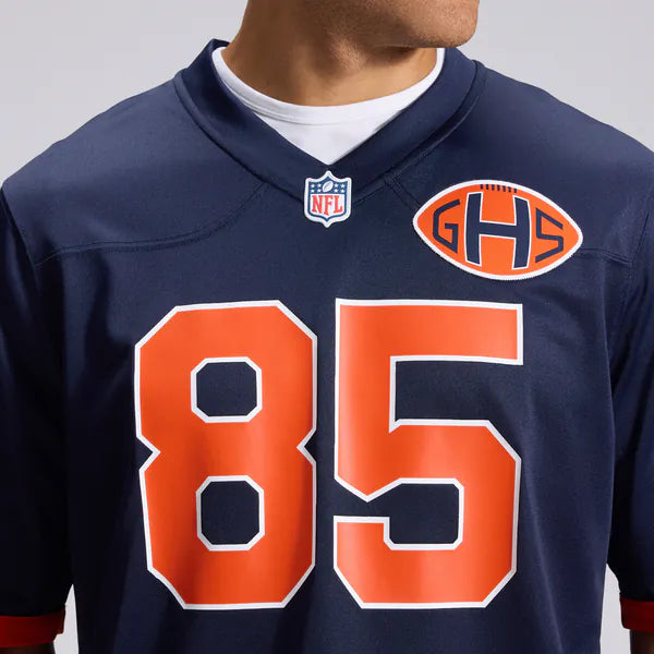 Cole Kmet Chicago Bears Nike 2026 Rivalries Collection Game Jersey - Navy