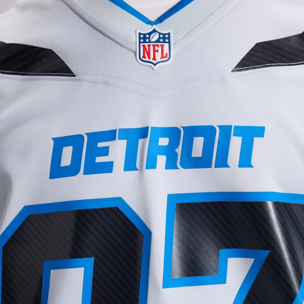 Aidan Hutchinson Detroit Lions Jerseys Teams 2026 Rivalries Collection Game Jersey - Silver