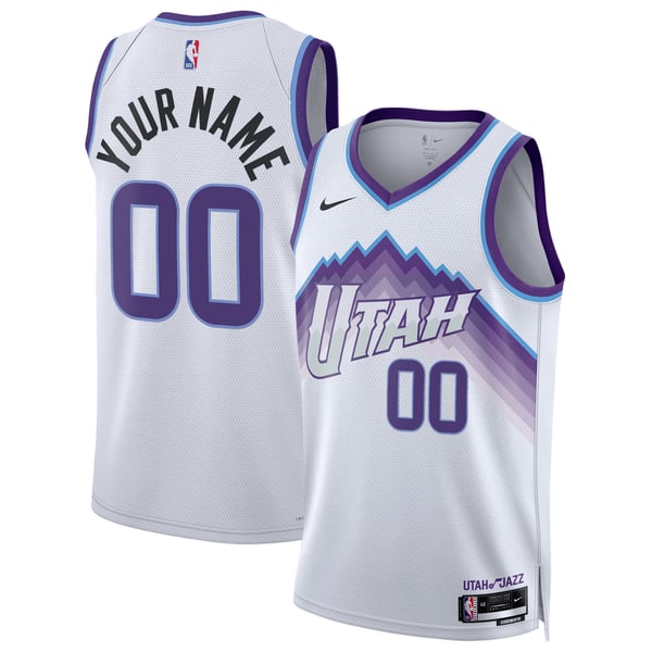 Jerseys Teams Nike Unisex Utah Jazz Swingman Custom Jersey Association White