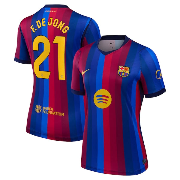 Jerseys Teams Frenkie De Jong Barcelona 2026/27 Home Stadium Replica Jersey Red