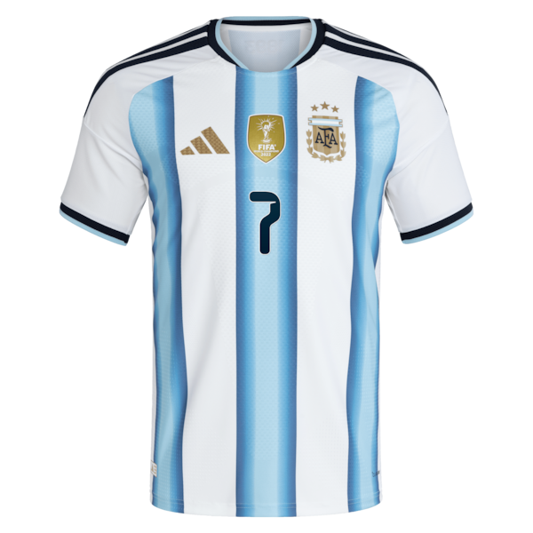 Adidas Rodrigo De Paul Argentina National Team 2026 Home Authentic Jersey White