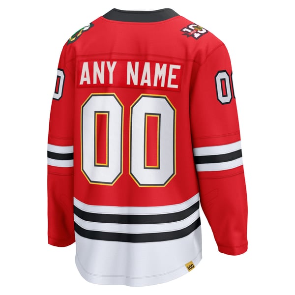 Jerseys Teams Chicago Blackhawks Fanatics Centennial Jersey Red