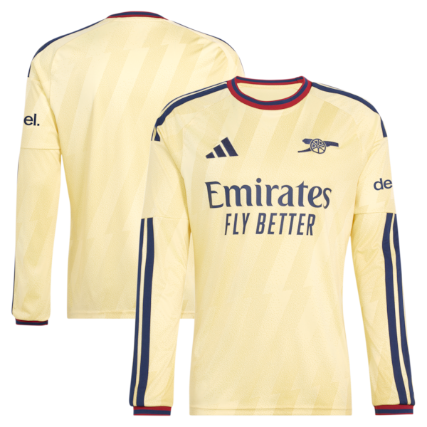 Arsenal Jerseys Teams 2026/27 Third Replica Long Sleeve Jersey - Yellow