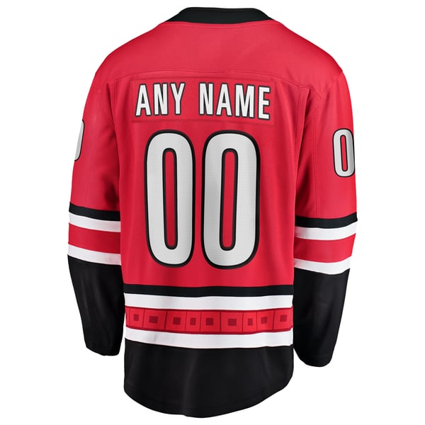 Jerseys Teams Carolina Hurricanes Fanatics Alternate Breakaway Custom Jersey