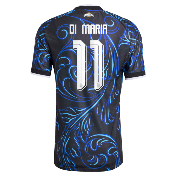 Jerseys Teams Angel Di Maria Argentina National Team 2026 Away Authentic Jersey Black