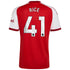 Declan Rice Arsenal Jerseys Teams 2026/27 Home Replica Jersey - Red