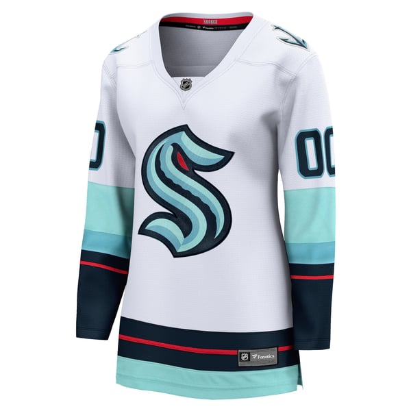 Jerseys Teams Fanatics Women's Seattle Kraken Away Breakaway Jersey - White