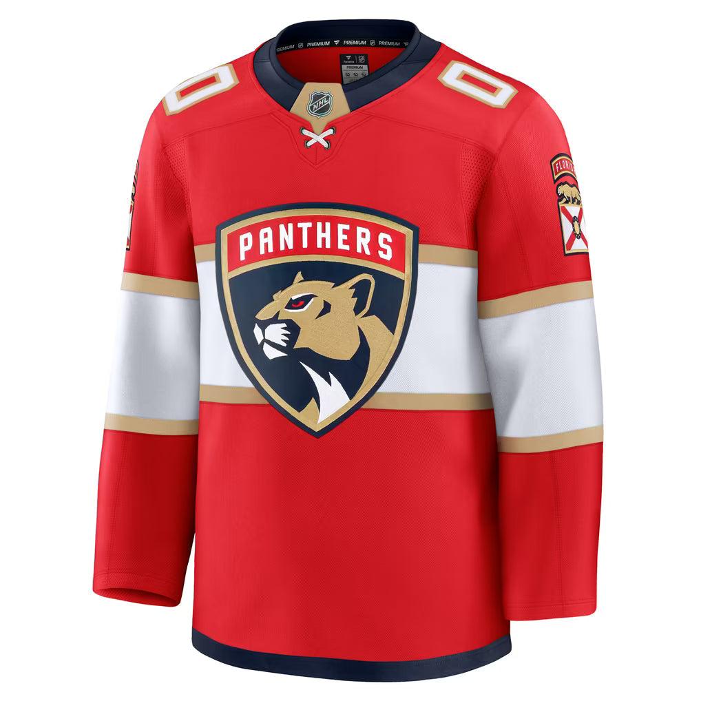 Jerseys Teams Florida Panthers Fanatics Home Premium Custom Jersey Red