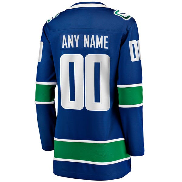 Jerseys Teams Women's Vancouver Canucks Breakaway Custom Jersey